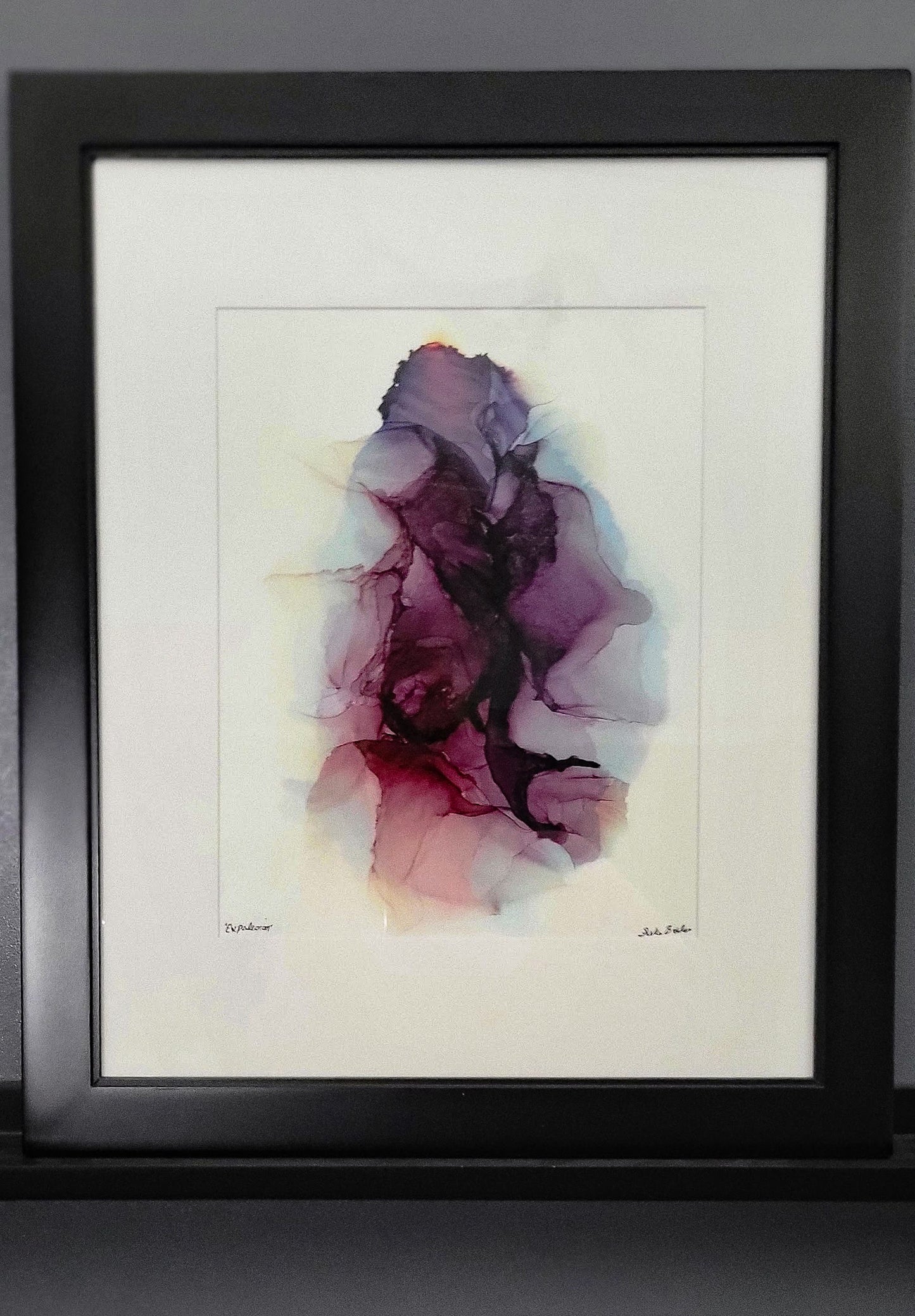 Abstract landscape Artwork 16 x 20 'Syngery'
